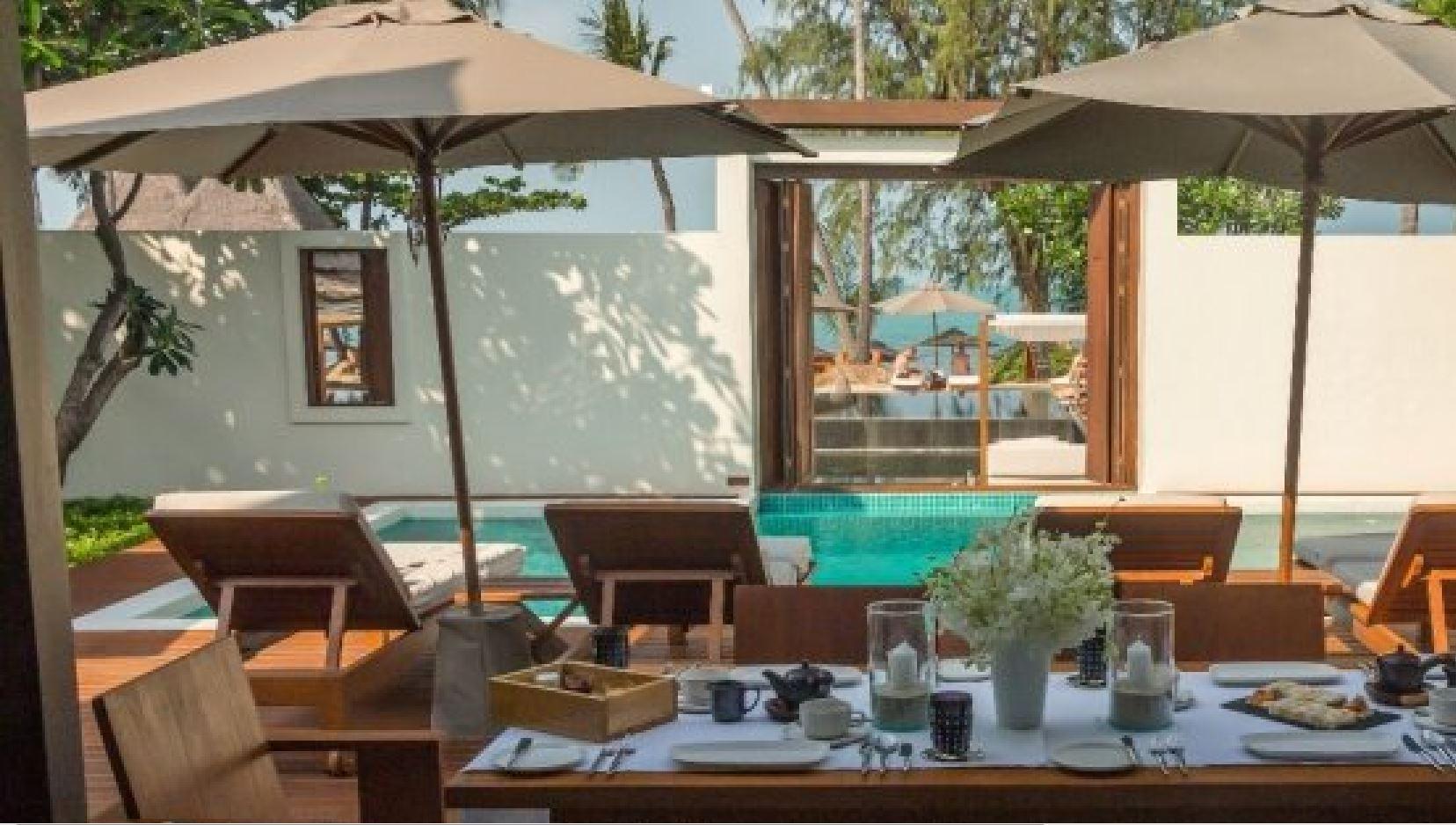 سالا ساموي تشيونج مون بيتش Choeng Mon المظهر الخارجي الصورة The Beach Club at The Standard